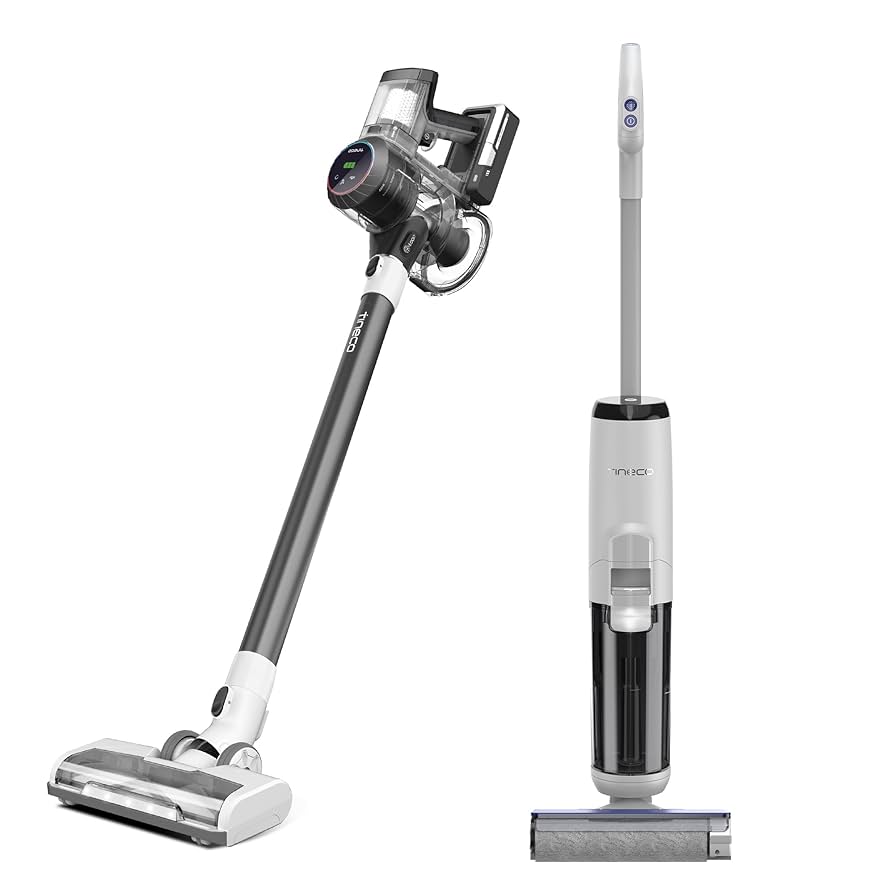 Amazon.com: Tineco iFLOOR 5 Breeze 全乾濕吸塵器無繩洗衣機